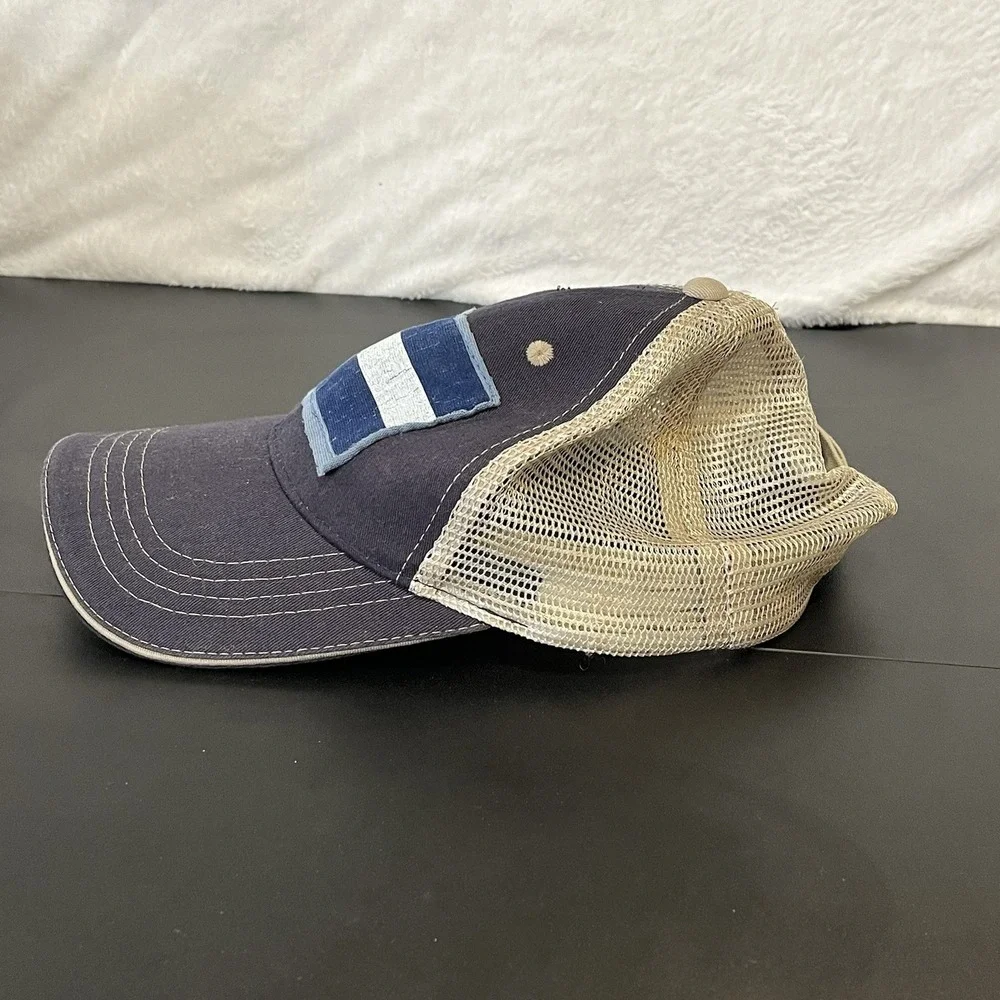Colorado State Trucker Hat Cap Snapback One Size Blue Beige Denim Style Cobra